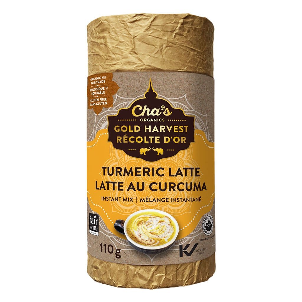 CHA'S ORGANIC Épicerie Latté au curcuma instantanné 110g