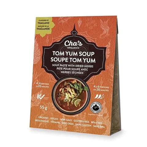 CHA'S ORGANIC Épicerie Pâtes pour soupe Yom Yum avec herbes séchées bio 55g