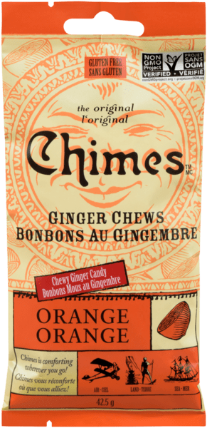 CHIMES Épicerie Bonbons mous au gingembre et orange 42,5g