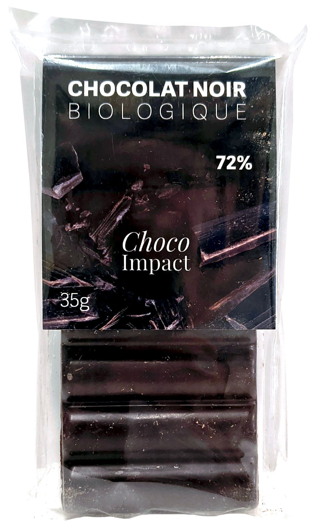 CHOCO IMPACT Épicerie Chocolat noir 72% bio 35g