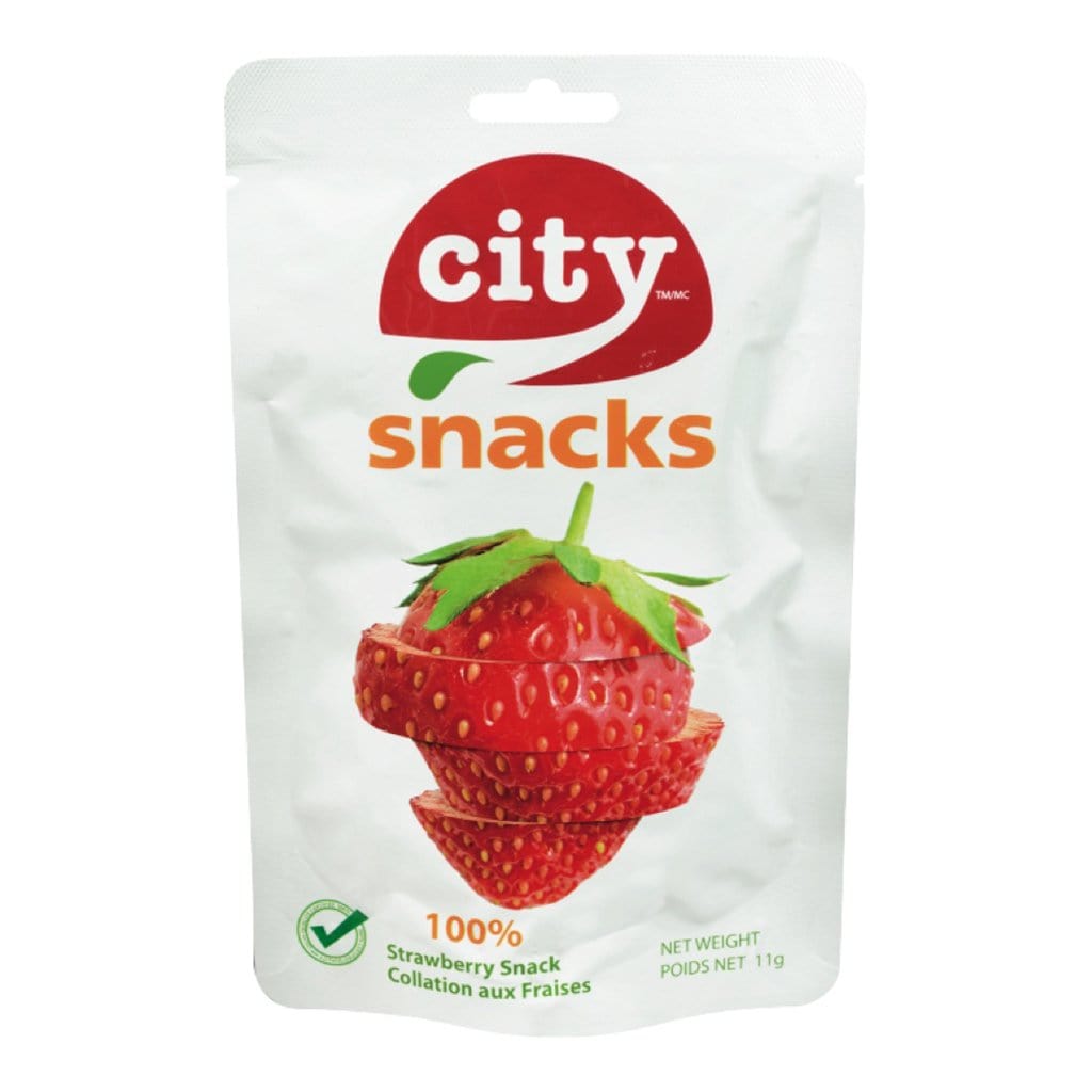 CITY SNACKS Épicerie Collation fraises 11g
