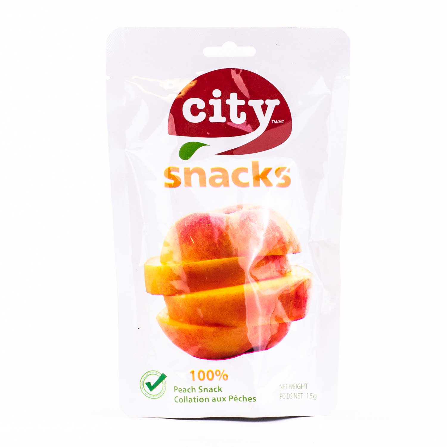CITY SNACKS Épicerie Collation pêches 15g