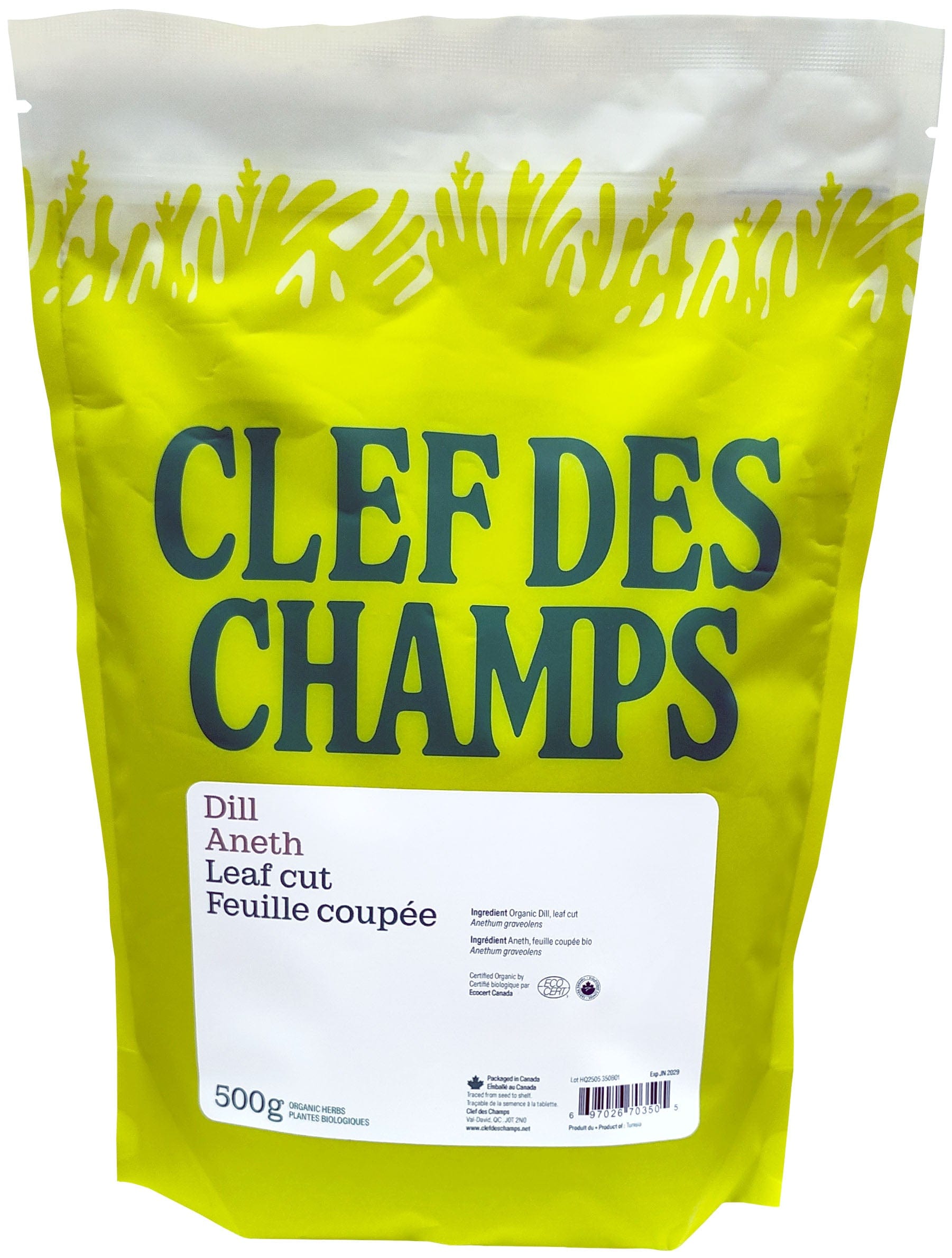 CLEF DES CHAMPS Suppléments Aneth (feuille) 500g