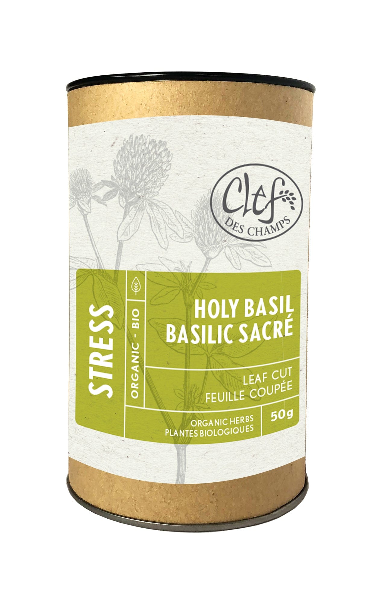 CLEF DES CHAMPS Suppléments Basilic sacré (feuille) 50gr