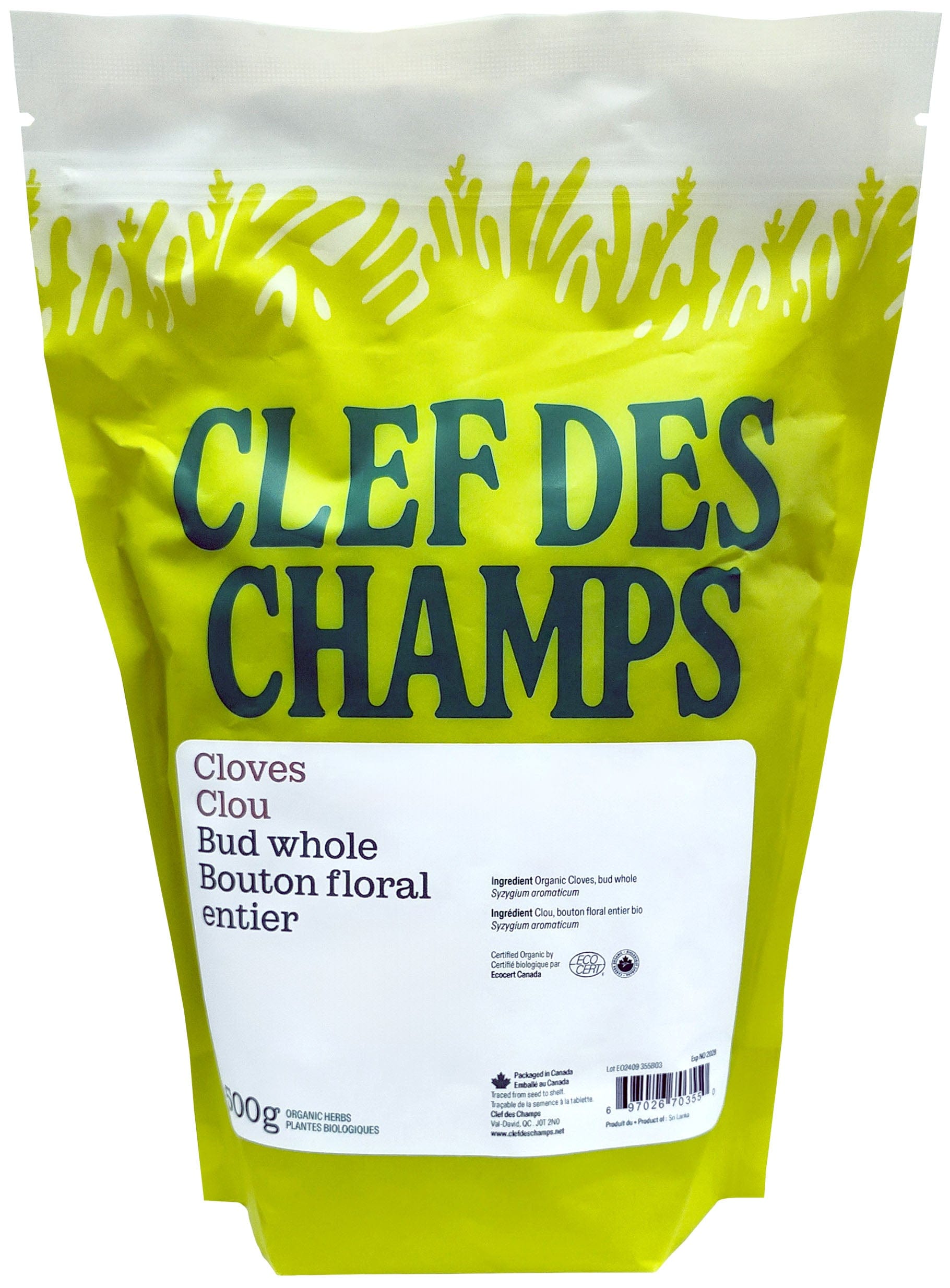 CLEF DES CHAMPS Suppléments Clou de girofle (entier) 500g