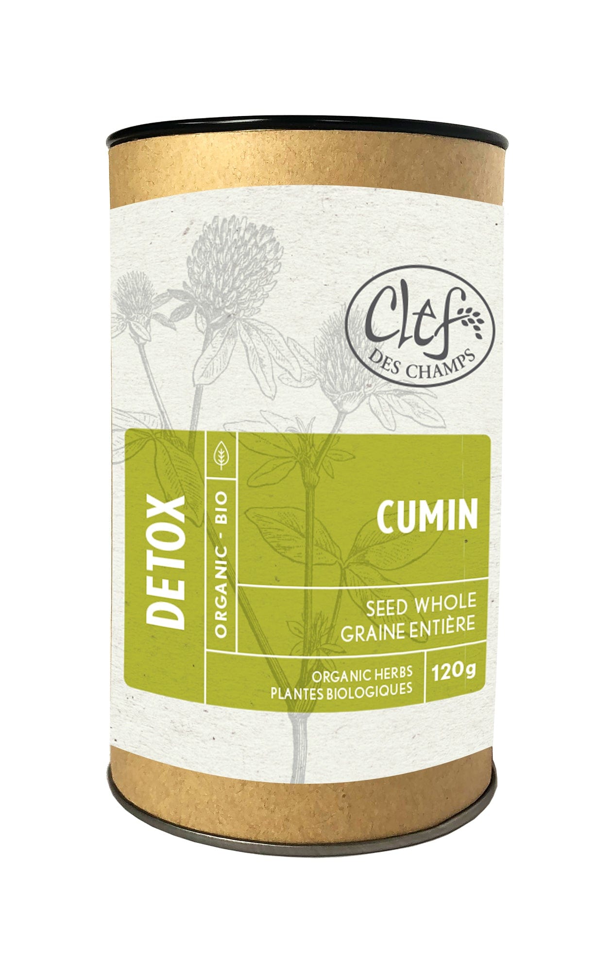 CLEF DES CHAMPS Suppléments Cumin entier (graine) 120gr
