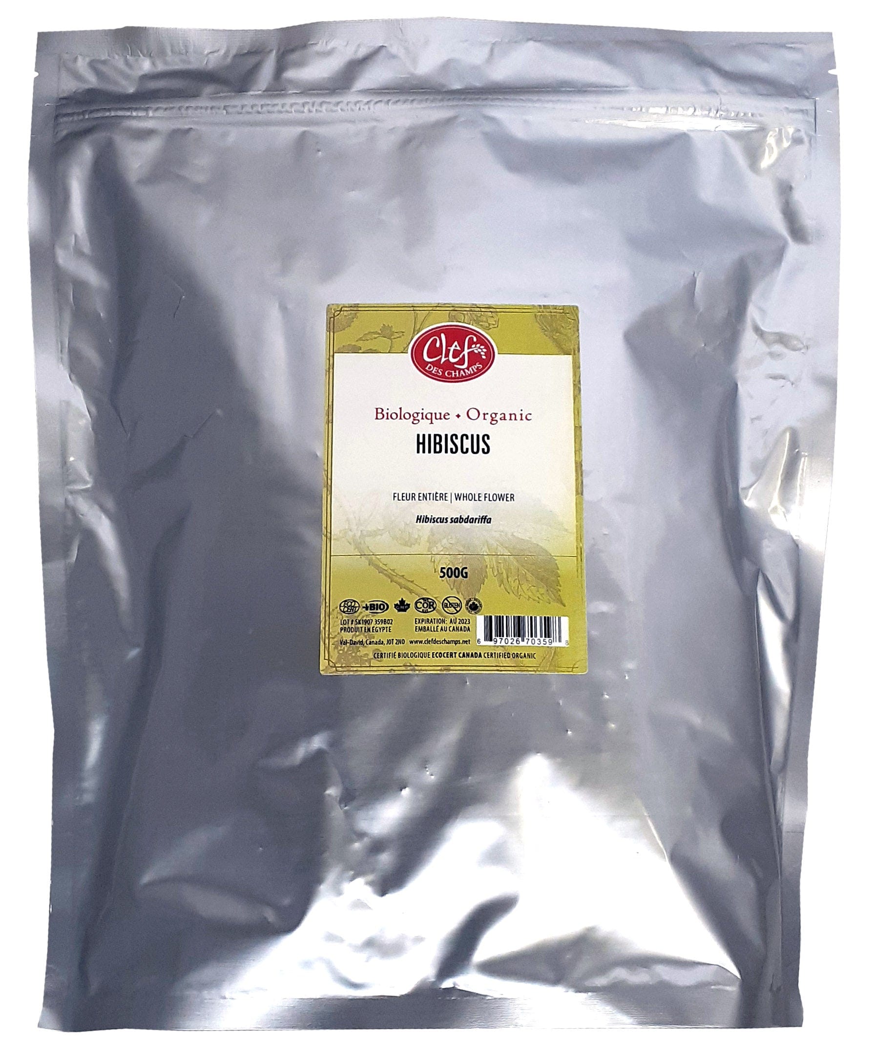 CLEF DES CHAMPS Suppléments Hibiscus (fleur) 500g