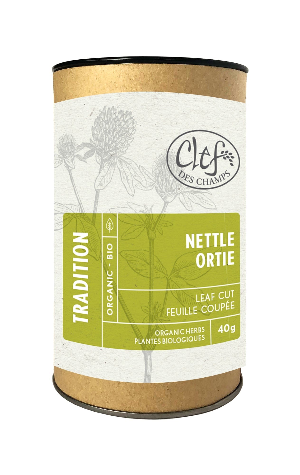 CLEF DES CHAMPS Suppléments Ortie (feuille)  40gr