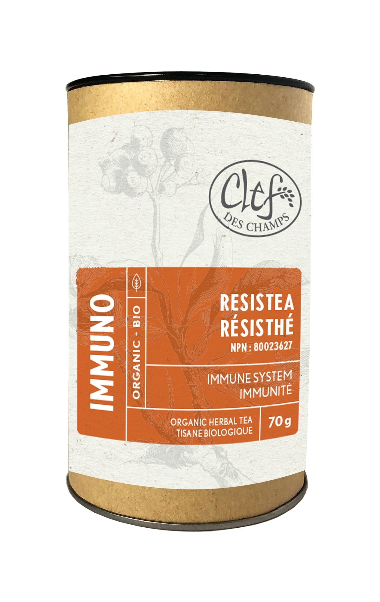 CLEF DES CHAMPS Suppléments Résisthé  (immunité) 70gr