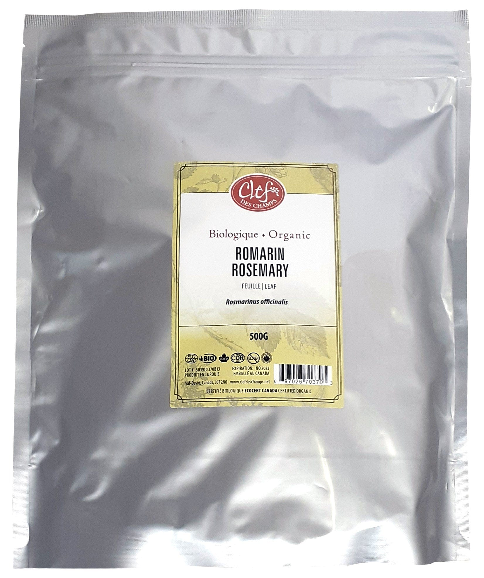 CLEF DES CHAMPS Suppléments Romarin 500g