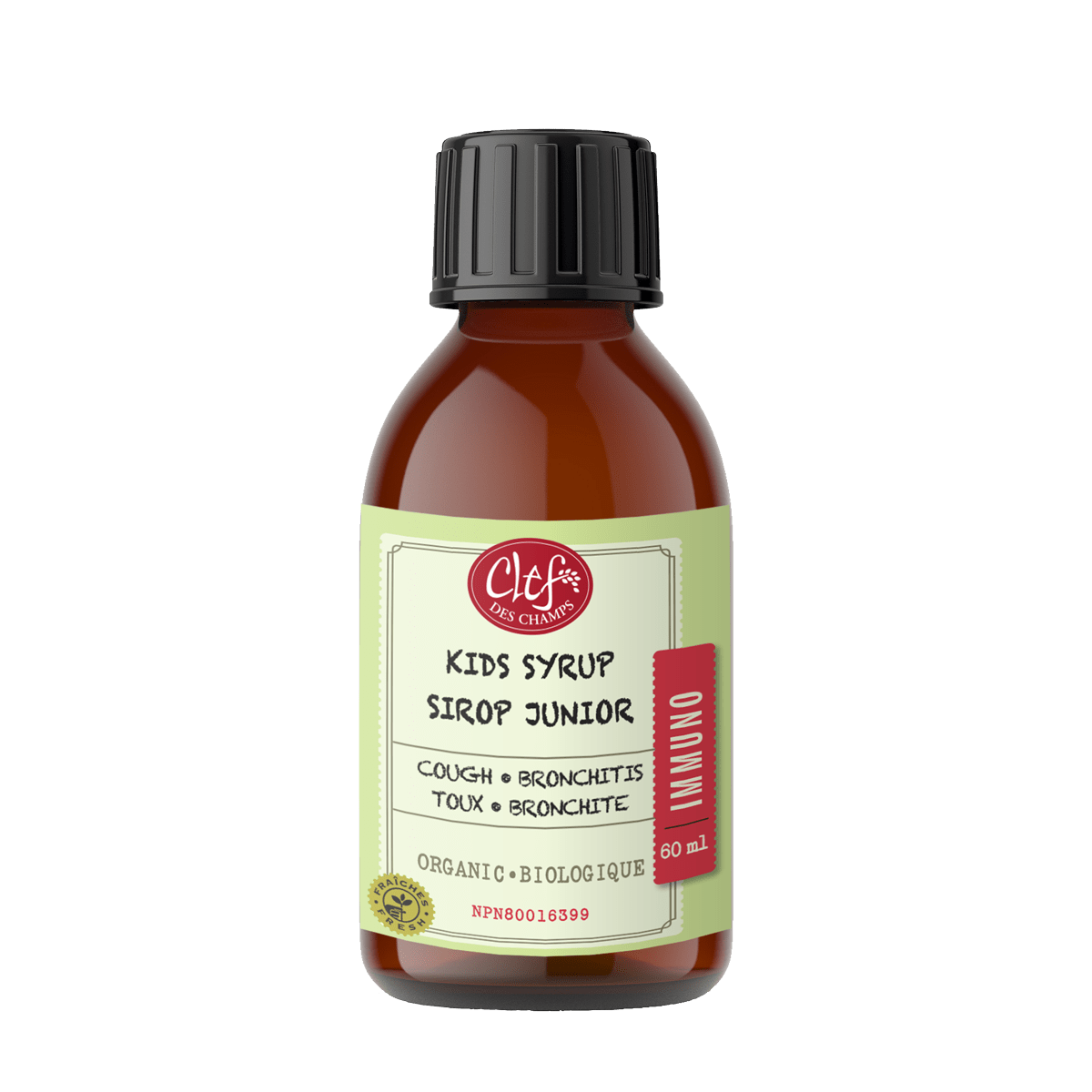 CLEF DES CHAMPS Suppléments Sirop toux junior bio 60ml