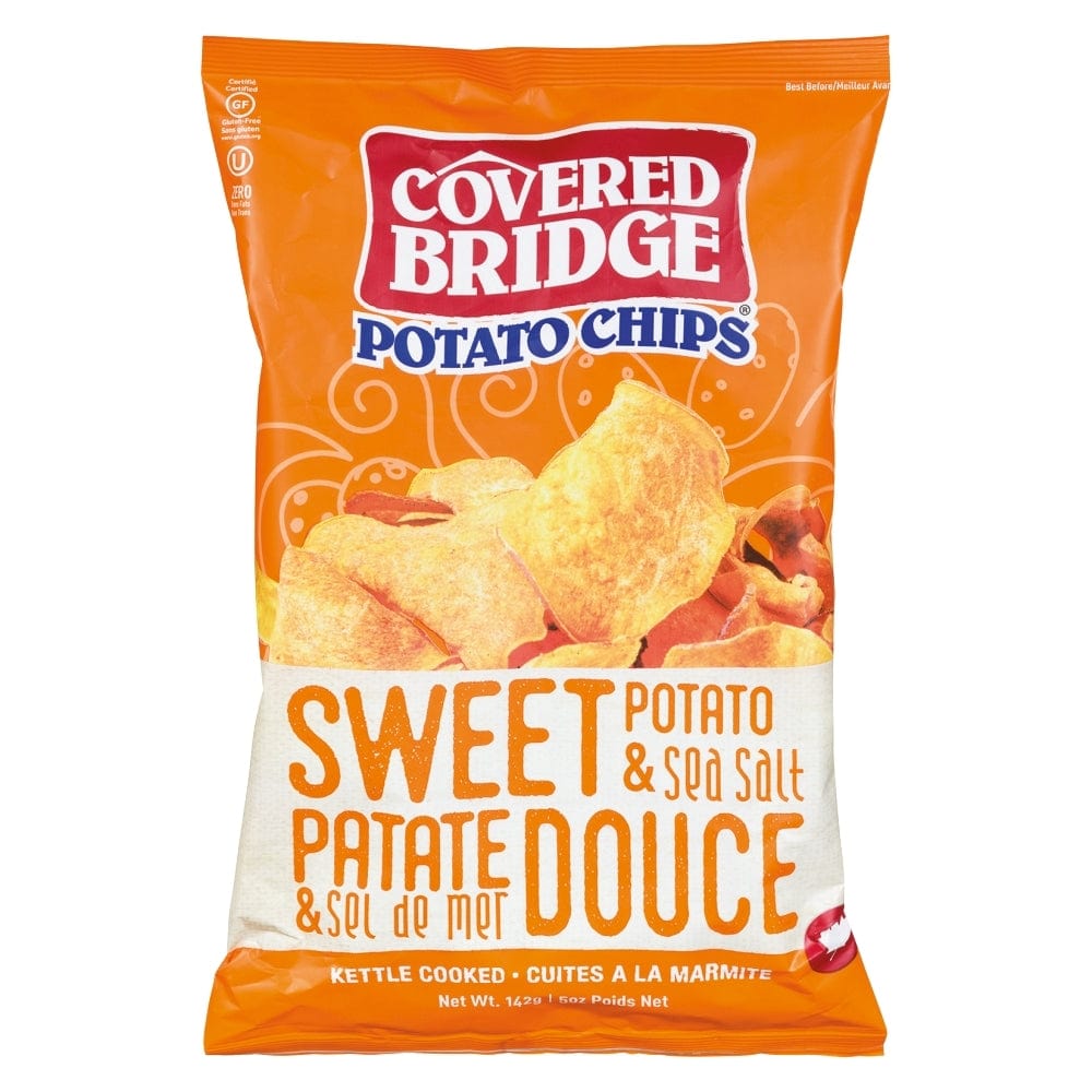 COVERED BRIDGE Épicerie Croustilles patate douce 170g