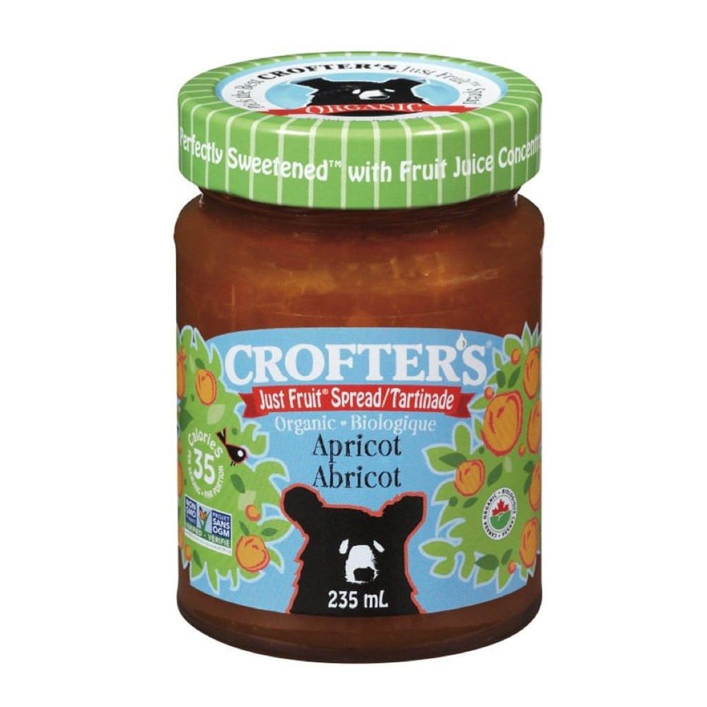 CROFTER'S Épicerie Confiture abricots biologique 235ml