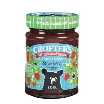 CROFTER'S Épicerie Confiture fraises biologique 235ml