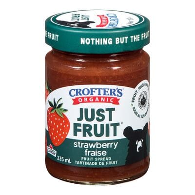 CROFTER'S Épicerie Confiture fraises biologique 235ml
