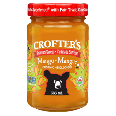 CROFTER'S Épicerie Confiture suprême à la mangue bio 383ml