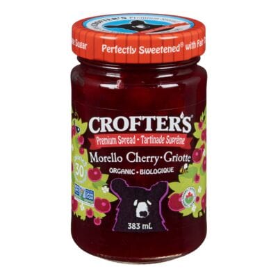 CROFTER'S Épicerie Confiture suprême aux griottes bio 383ml