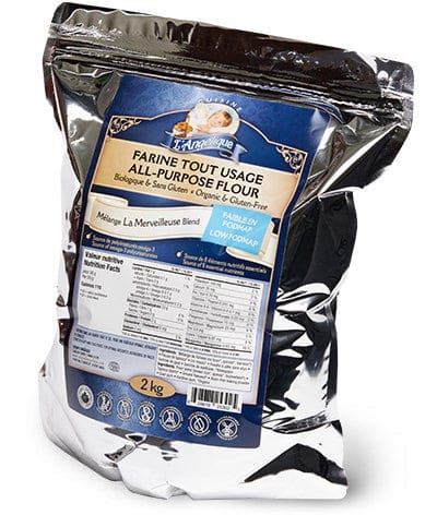 CUISINE L'ANGÉLIQUE Épicerie Farine tout-usage bio faible en fodmap 2kg