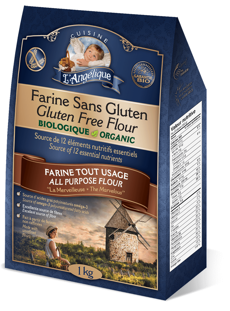 CUISINE L'ANGÉLIQUE Épicerie Farine tout usage biologique 1kg
