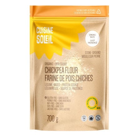 CUISINE SOLEIL Épicerie Farine de pois chiches biologique 700g