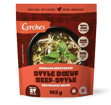 CYRCHES Épicerie Bouillon végé (sans sel ni gras) saveur de Bœuf  162g