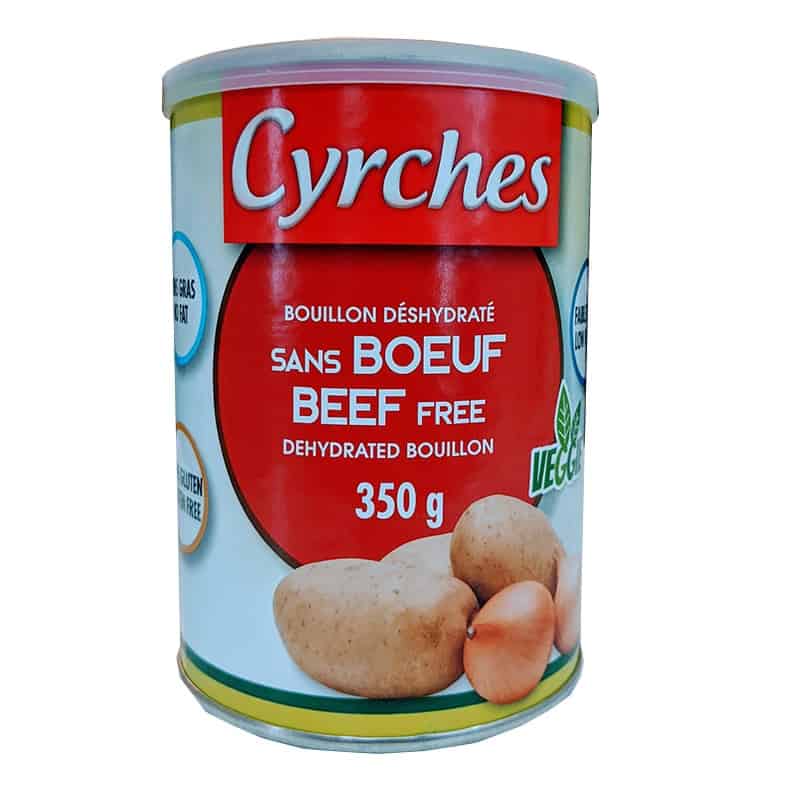 CYRCHES Épicerie Mélange de bouillon de boeuf végétalien (sans bœuf) 350g