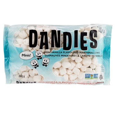 DANDIES Épicerie Minis guimauves vanille 283g