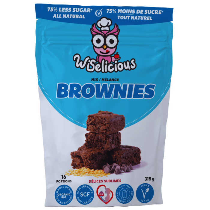 DÉLICES SUBLIMES Épicerie Wiselicious - Mélange pour Brownies 315g