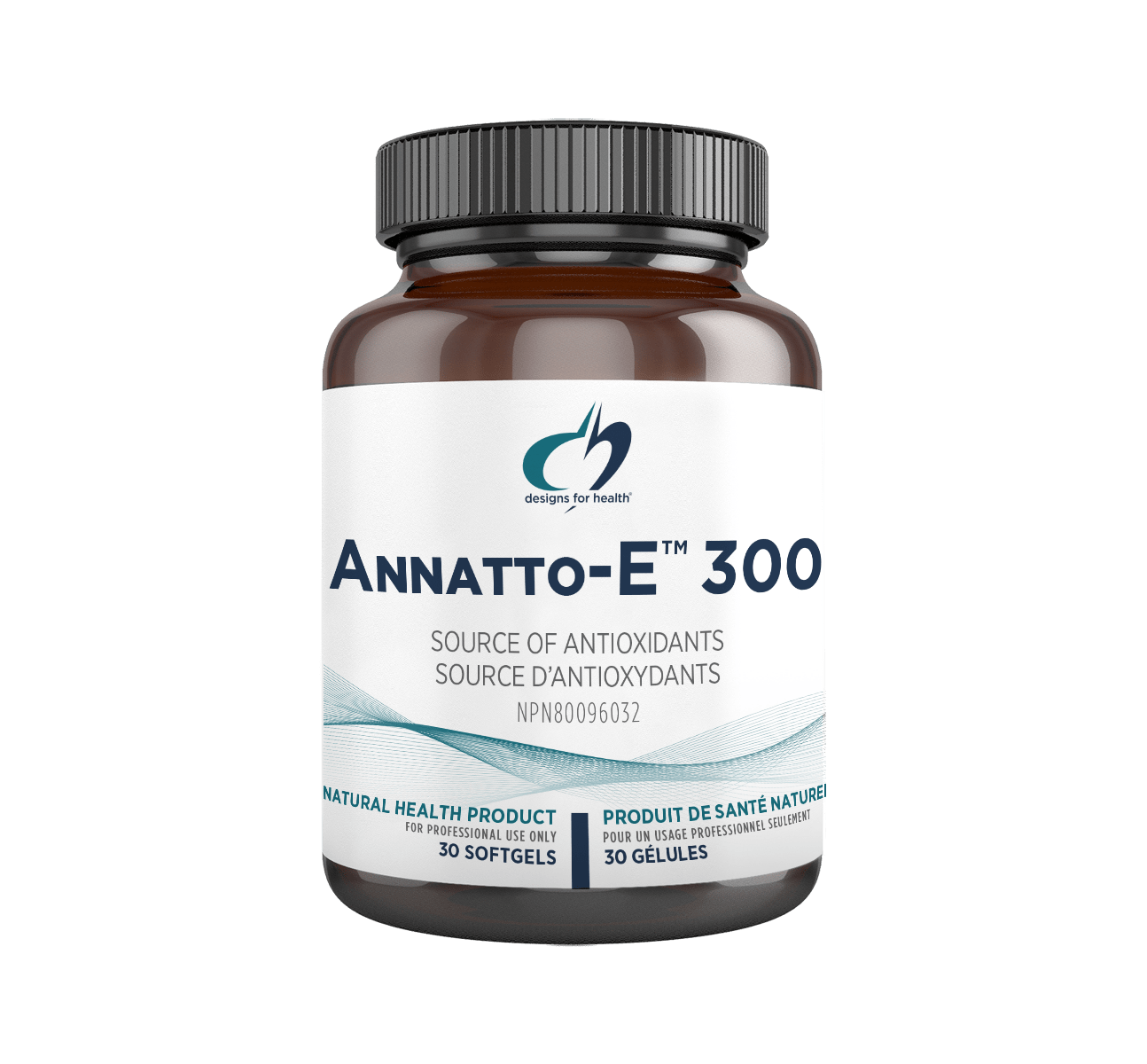 DESIGNS FOR HEALTH Suppléments Annatto-E 300 30gels