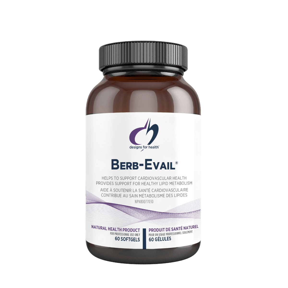 DESIGNS FOR HEALTH Suppléments Berb-evail 60gels