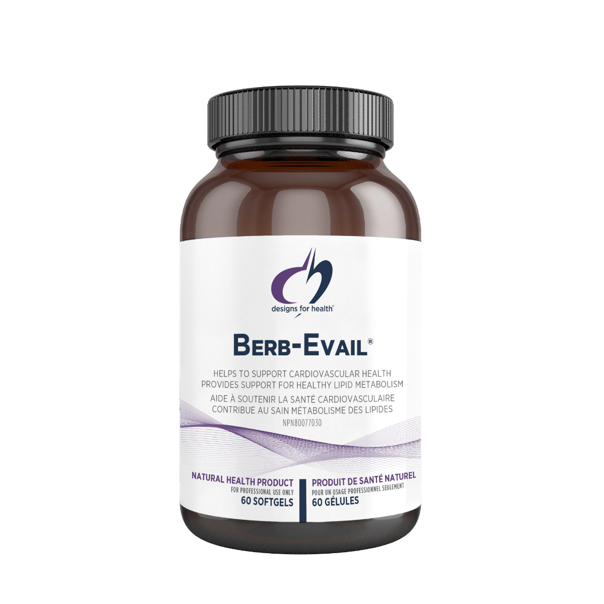 DESIGNS FOR HEALTH Suppléments Berb-evail 60gels