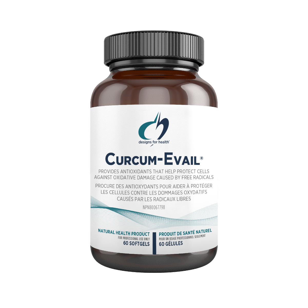 DESIGNS FOR HEALTH Suppléments Curcum-evail 60gels