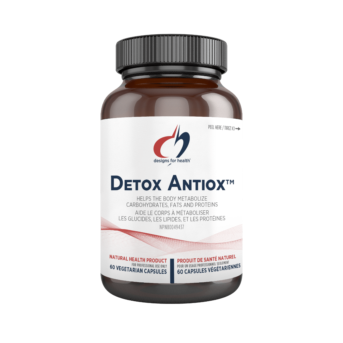 DESIGNS FOR HEALTH Suppléments Detox antiox 60caps