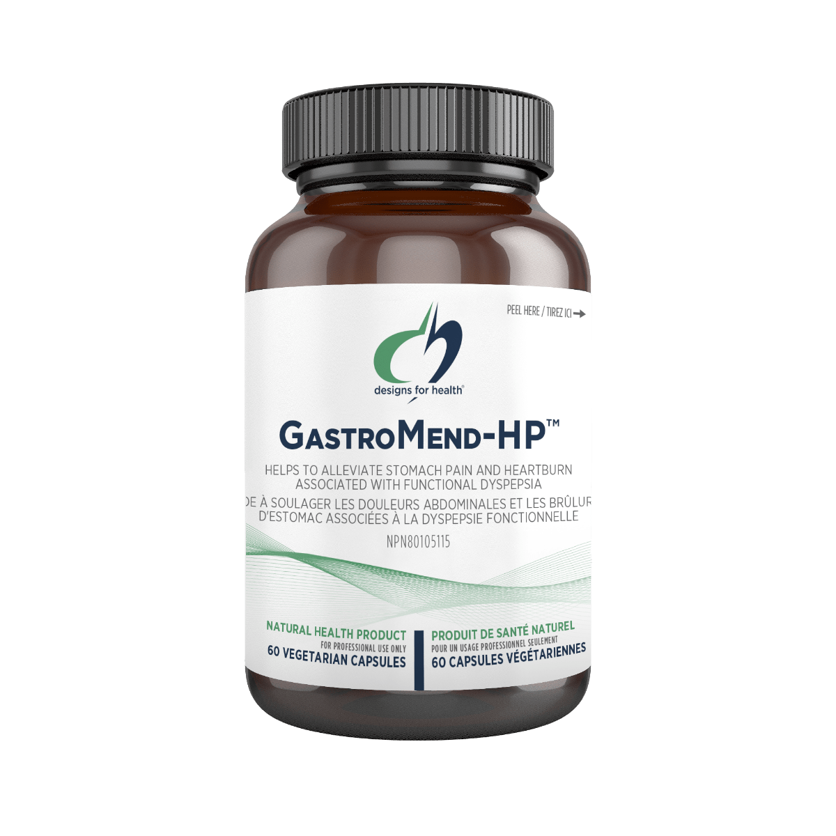 DESIGNS FOR HEALTH Suppléments GastroMend-HP 60caps