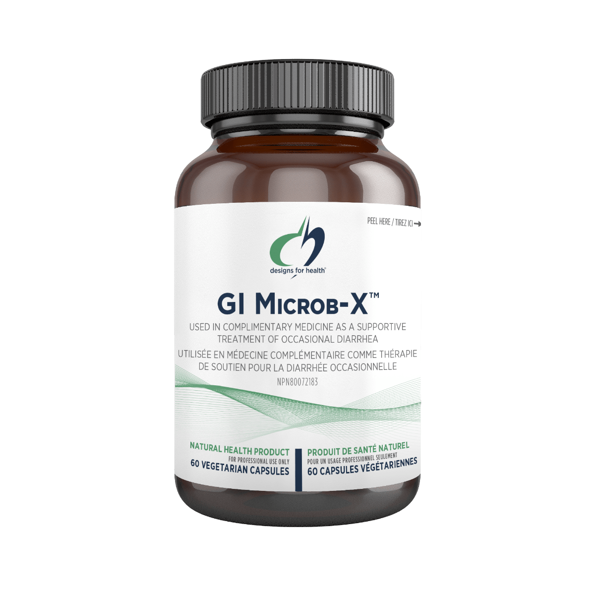 DESIGNS FOR HEALTH Suppléments GI Microb-X 60caps