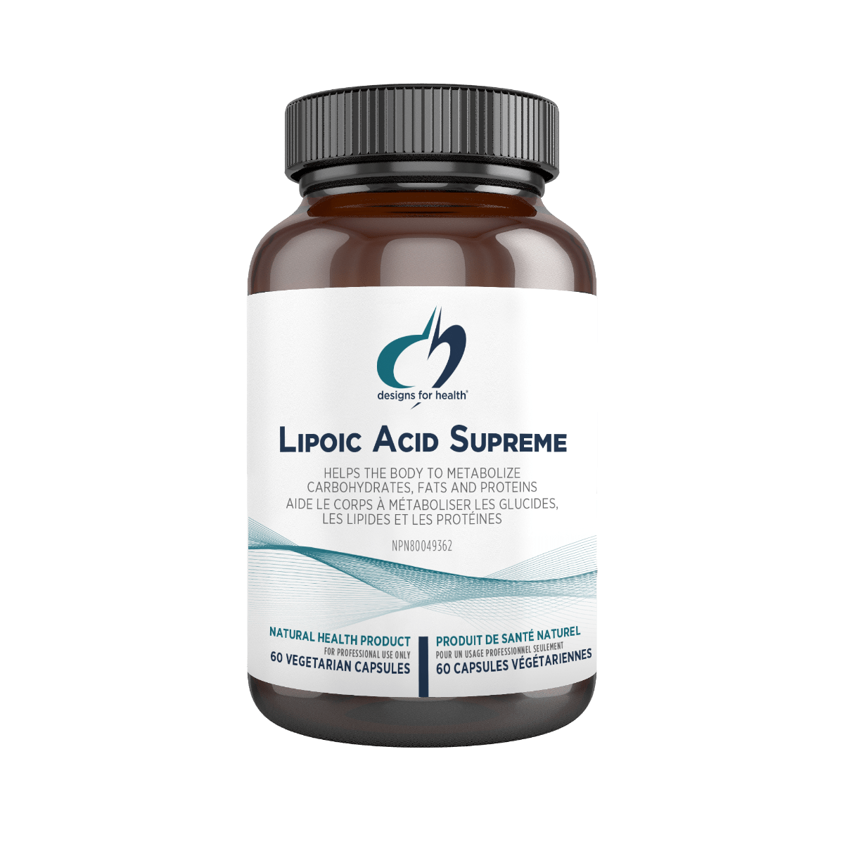 DESIGNS FOR HEALTH Suppléments Lipoic acid supreme  60vcaps