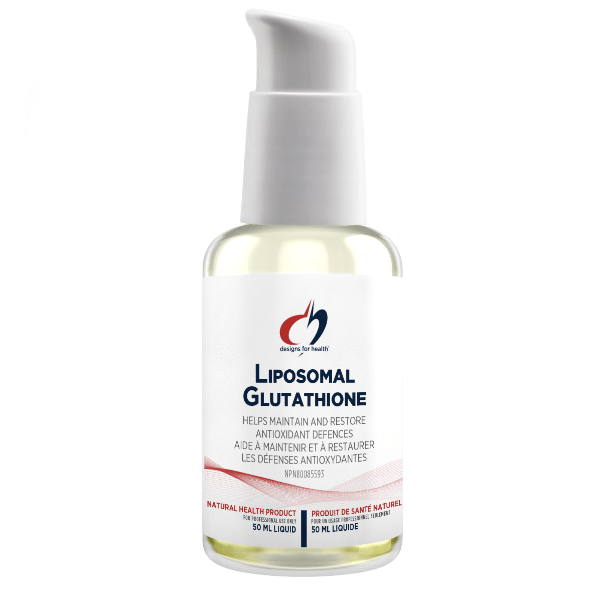 DESIGNS FOR HEALTH Suppléments Liposomal glutathione 50ml
