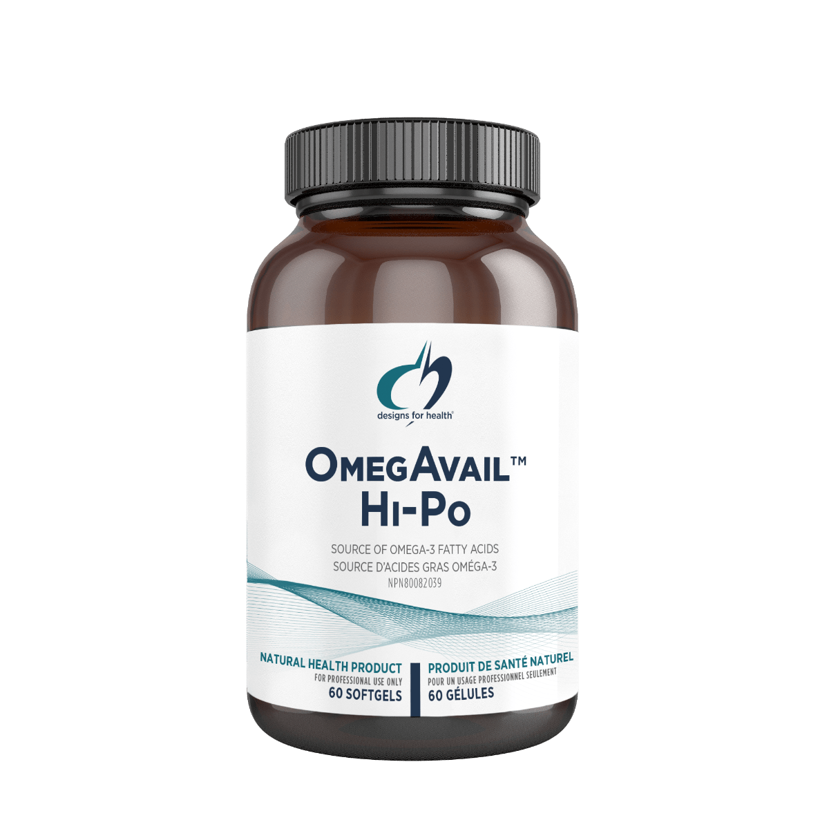 DESIGNS FOR HEALTH Suppléments OmegaAvail Hi-Pro 60gels