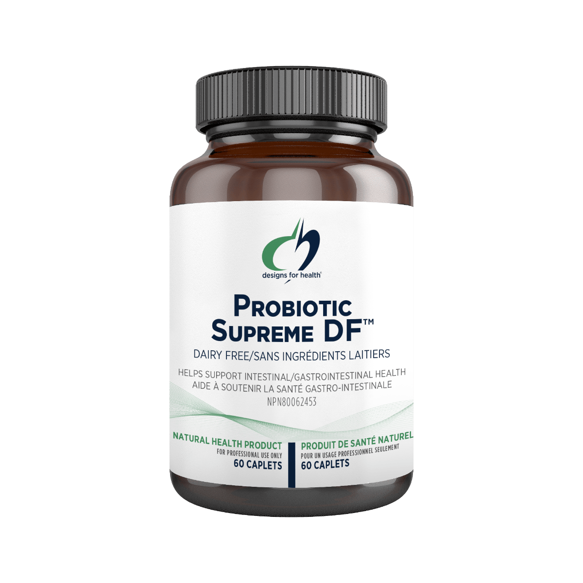 DESIGNS FOR HEALTH Suppléments Probiotic supreme DF 60comp
DATE DE PÉREMPTION : 31 JUILLET 2026
