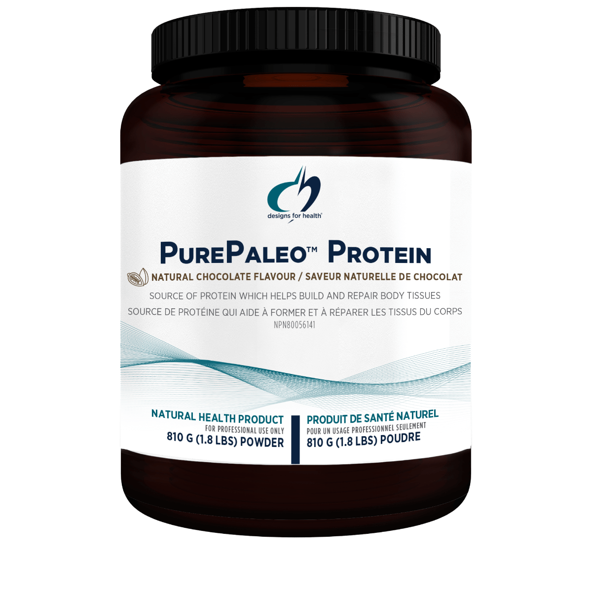 DESIGNS FOR HEALTH Suppléments PurePaleo protéines (chocolat) 810g