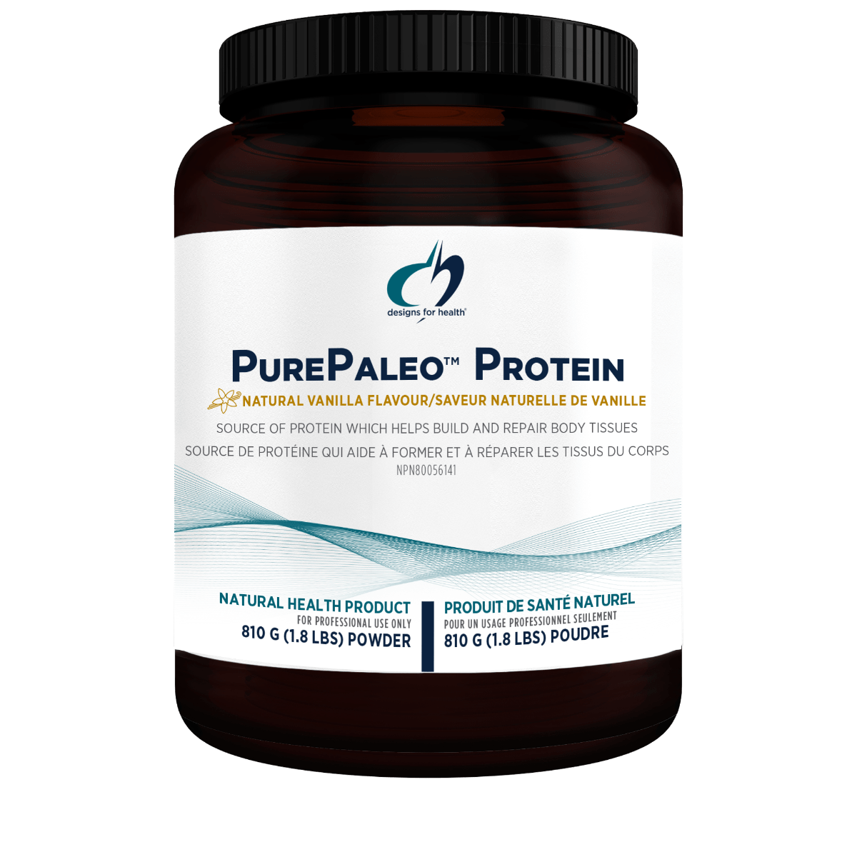 DESIGNS FOR HEALTH Suppléments PurePaleo protéines (vanille) 810g