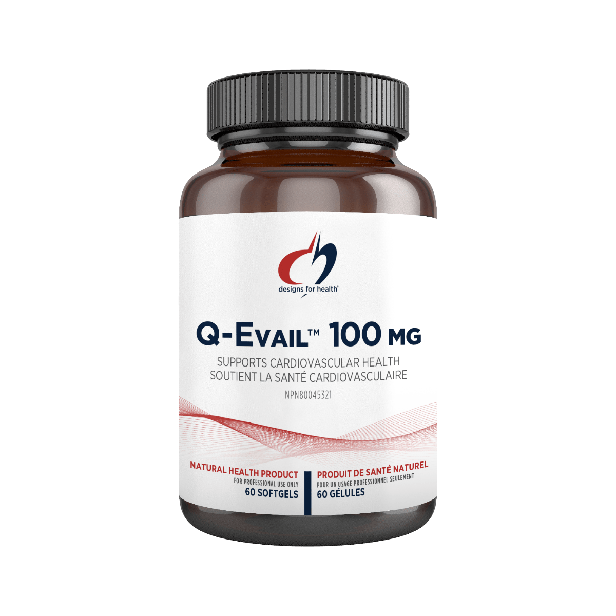 DESIGNS FOR HEALTH Suppléments Q-Evail 100mg 60gels