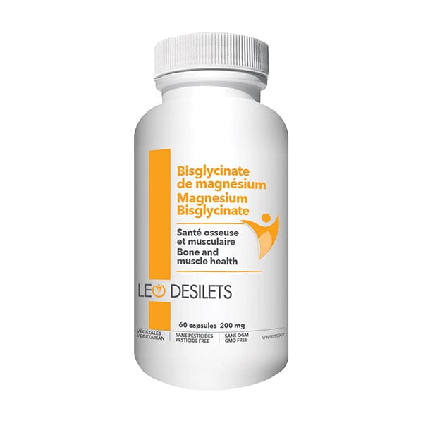 DÉSILETS LÉO Suppléments Magnésium bisglycinate 200mg  60vcaps