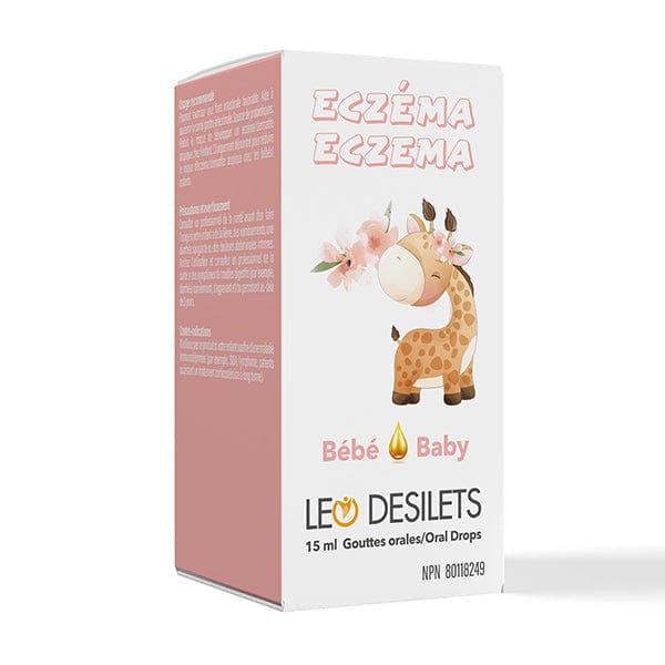 DÉSILETS LÉO Suppléments Probiotiques pour bébé eczéma (gouttes orales) 15ml