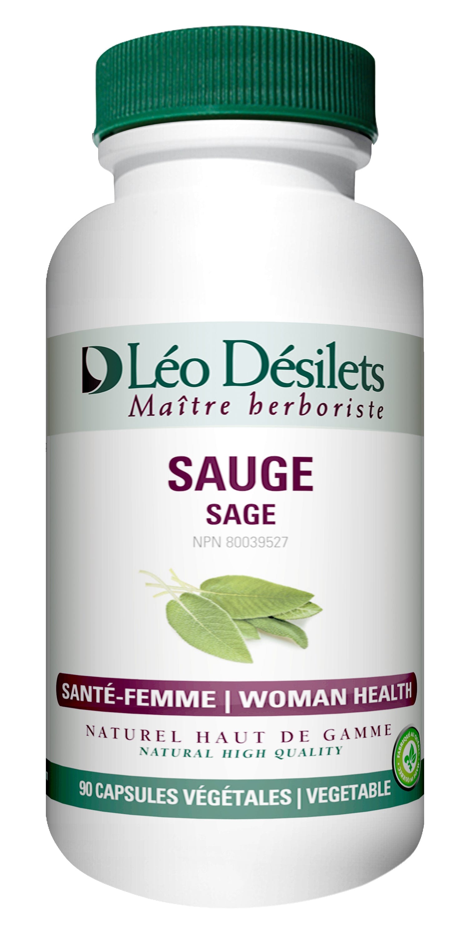 DÉSILETS LÉO Suppléments Sauge officinale 90caps