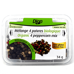 DION Épicerie 4 poivres bio 34g