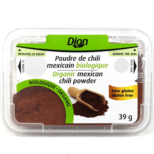 DION Épicerie Chili moulu mexicain bio 39g