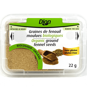 DION Épicerie Fenouil moulu bio 22g