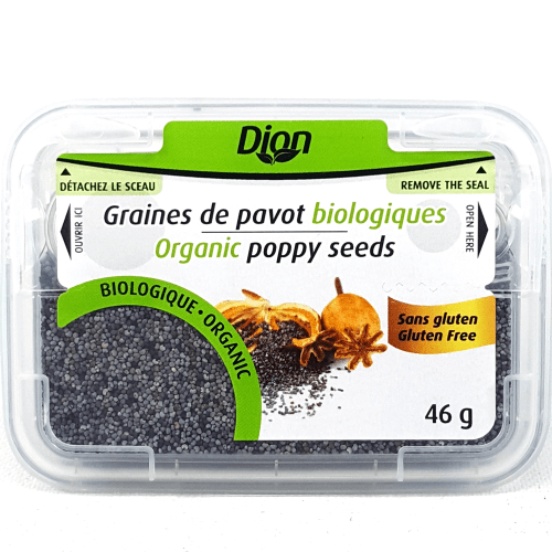 DION Épicerie Graines de pavot bio 46g