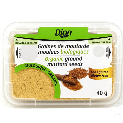 DION Épicerie Moutarde moulue bio 40g